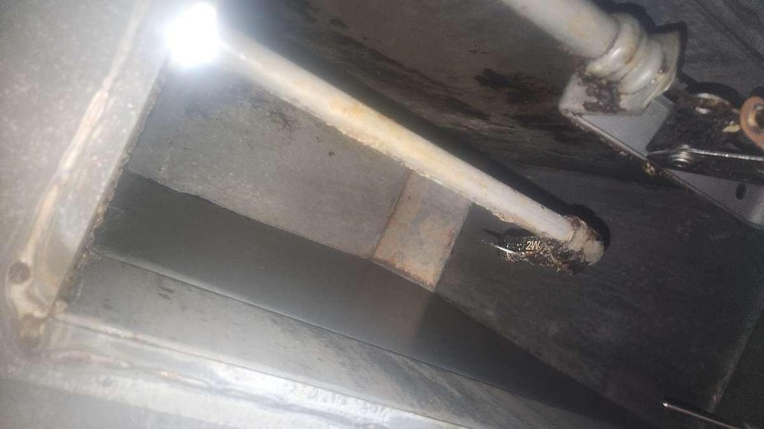 A 2W-C duct nozzle installed by Boss Fire Protection to bring a commercial kitchen exhaust duct into NFPA 17A coverage in Dallas, TX